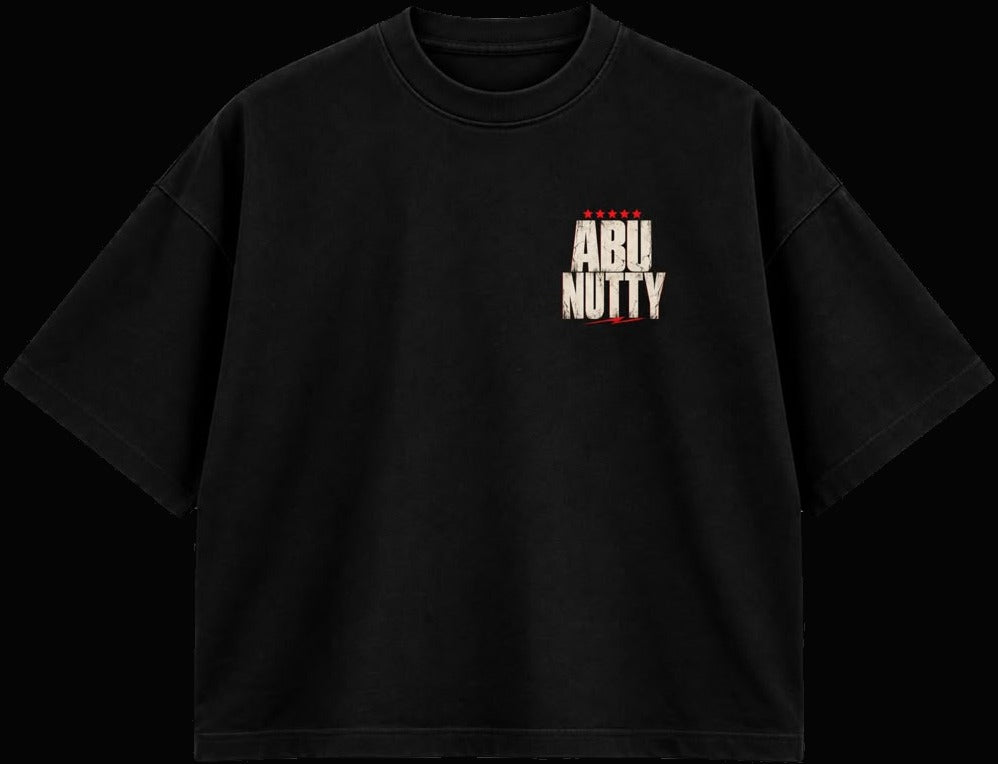 Abu Nutty Too Many Questions Brutha Tee chest print